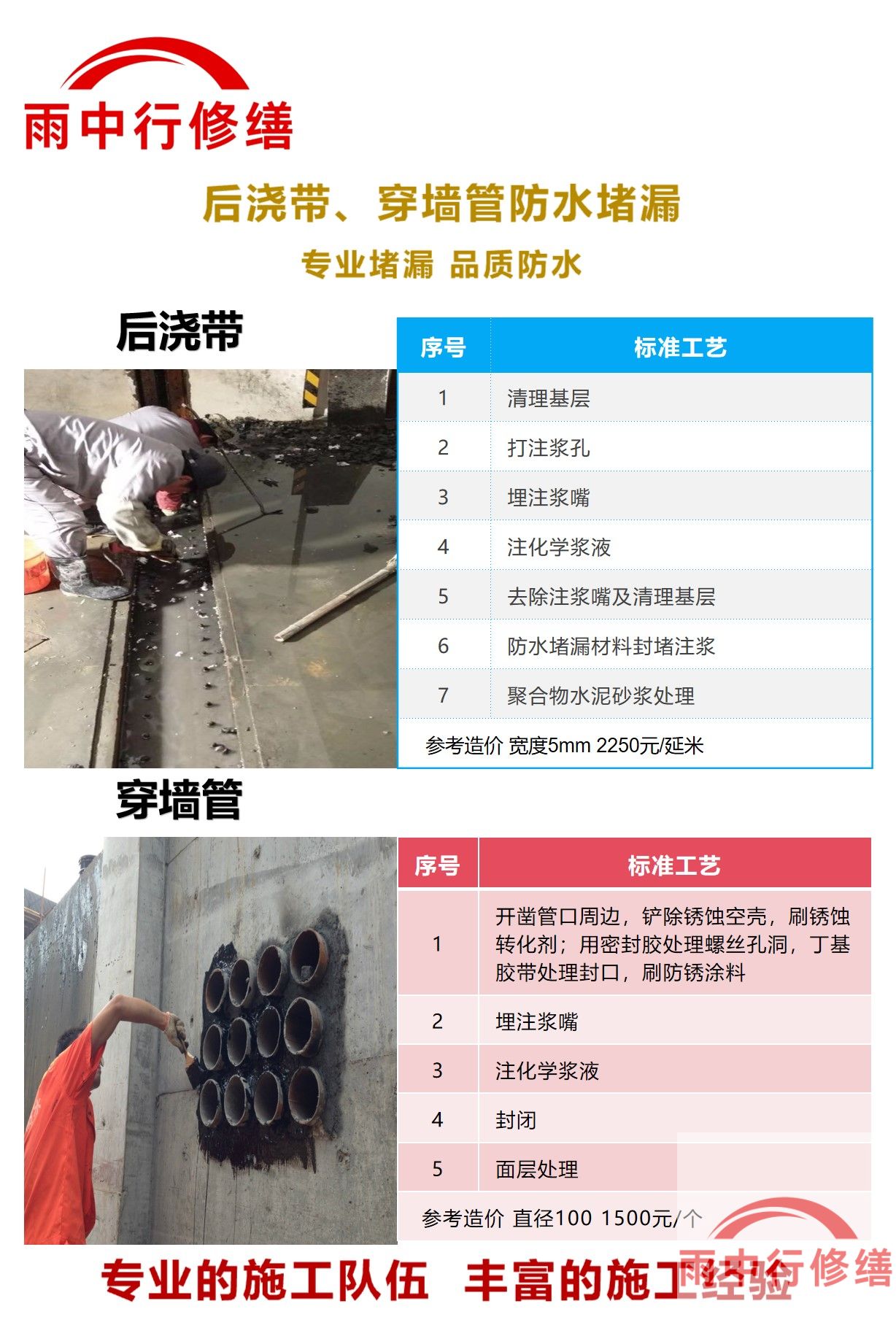 蚌埠隧道堵漏加固