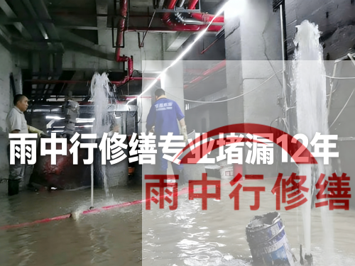 蚌埠某污水处理厂钢筋混凝土池堵漏案例