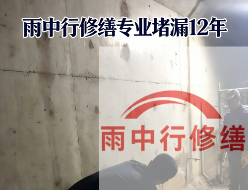 蚌埠某商场电梯井堵漏案例